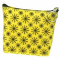 3D Lenticular Purse with Key Ring - Stock - Yellow/Black Stars